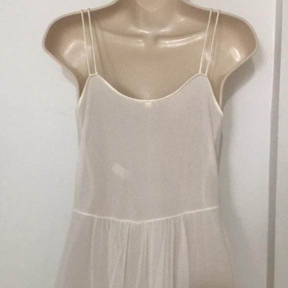 Vintage 1950s slip dress dressing gown - Picture 6 of 9